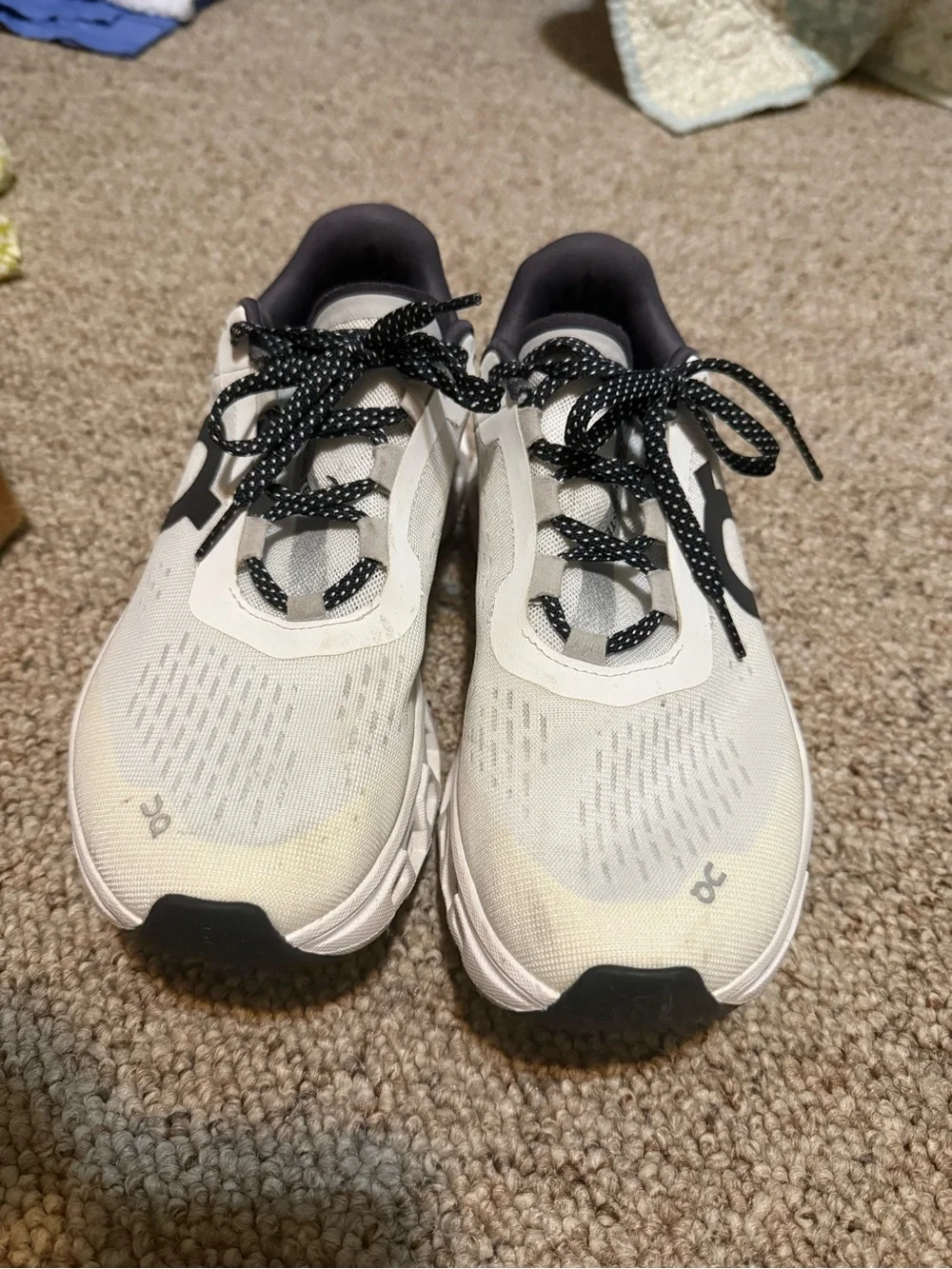 On Running Kids Cloudnova Sneakers in Cream and Black